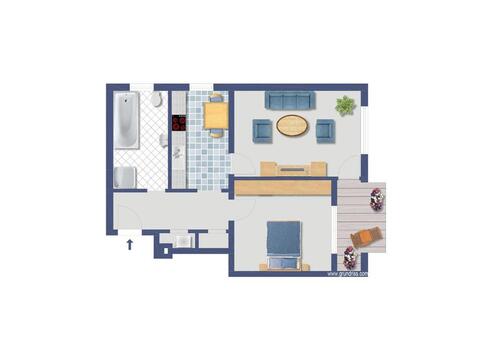 Foto - 3,5 ZKB Dillenburg - 820,00&nbsp;EUR Kaltmiete, ca.&nbsp; 86,50&nbsp;m&sup2;