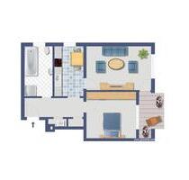 3,5 ZKB Dillenburg - 820,00&nbsp;EUR Kaltmiete, ca.&nbsp; 86,50&nbsp;m&sup2; in Dillenburg (PLZ: 35683)