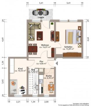 Foto - Etagenwohnung zur Miete in Bautzen
