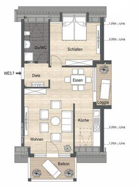 Foto - 2 Zimmer Etagenwohnung in Mainz