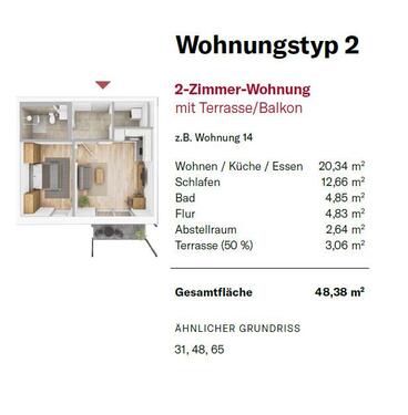 Foto - Betreutes Wohnen Zirndorf - 820,00&nbsp;EUR Kaltmiete, ca.&nbsp; 48,38&nbsp;m&sup2;