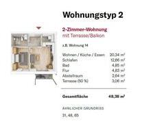 Betreutes Wohnen Zirndorf - 820,00&nbsp;EUR Kaltmiete, ca.&nbsp; 48,38&nbsp;m&sup2; in Zirndorf (PLZ: 90513)