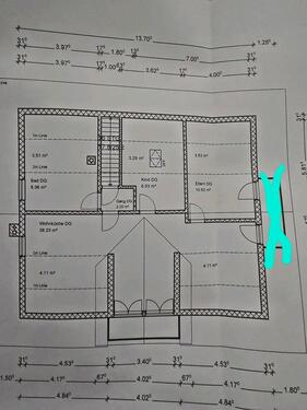Foto - Wohnung zu vermieten ca 85 qm Dachgeschoss mit großem Quergiebel