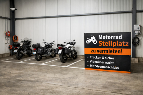 Foto - Motorrad Stellplatz in Halle (trocken & sicher)