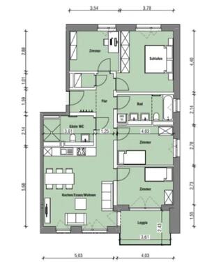 Foto - 5 Zimmer Erdgeschoßwohnung in Münster