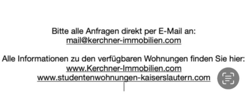 Foto - mehrere freie Wohnungen direkt an der Uni Kaiserslautern