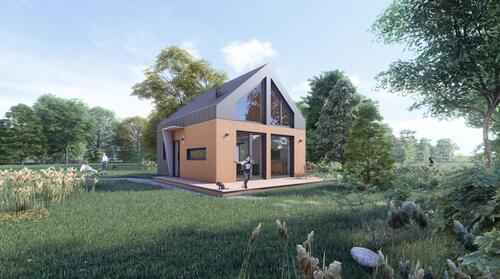 Foto - Modulhaus - Offen für modernes Wohnen im Einklang mit der Natur.