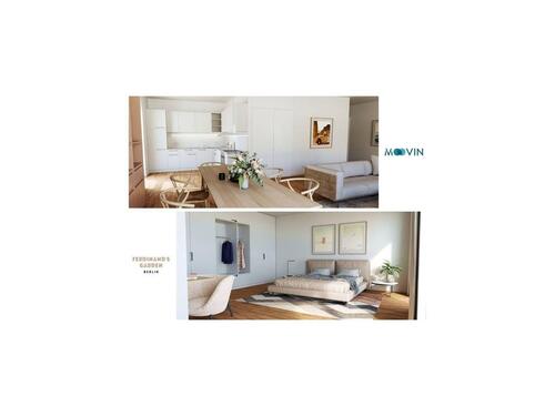 Foto - Moderne 2-Zimmer-Wohnung mit EBK und 2 BALKONEN im Neubauquartier 'Ferdinand's Garden'