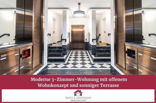 Foto - Moderne 3-Zimmer-Wohnung mit offenem Wohnkonzept und sonniger Terrasse!