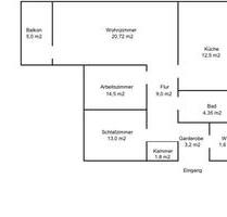 3 Zimmer Wohnung Germering - 1.850,00 EUR Kaltmiete, ca.  83,00 m² in Germering (PLZ: 82110)