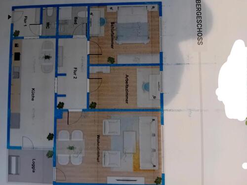 Foto - 3 Zimmer Etagenwohnung zur Miete in Langenselbold