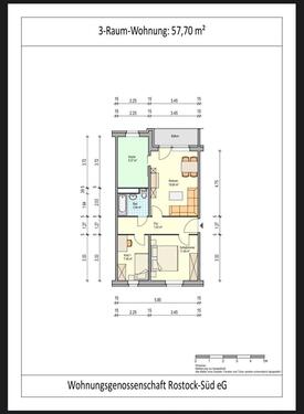 Foto - 3 Zimmer Etagenwohnung in Rostock