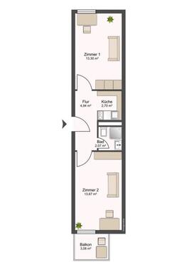 Foto - Zweizimmerwohnung in Trudering-Riem