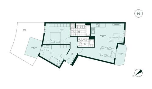 Foto - 3 Zimmer Hochparterre zur Miete in Berlin