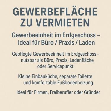 Foto - Vielseitige Ergeschoss-Gewerbefläche in Dingolfing-Zentrum