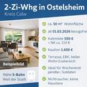 Foto - 2-Zimmer-Wohnung mit Terrasse in Ostelsheim – frei ab 01.03.2026
