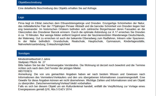 Foto - Etagenwohnung in Pirna