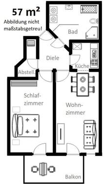 Foto - 2 Zimmer Etagenwohnung zum Kaufen in Sendenhorst