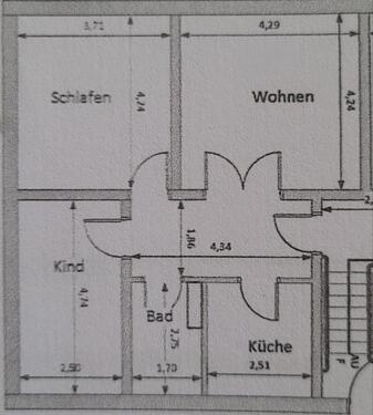 Foto - Schöne 3-Zimmer-Wohnung in Kletzin zum 01.01.2026 frei