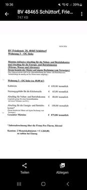 Foto - 2 Zimmer Wohnung mit Balkon - 630,00&nbsp;EUR Kaltmiete, ca.&nbsp; 60,00&nbsp;m&sup2;