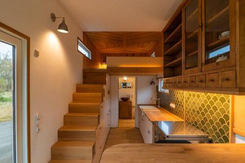 Foto - Tiny House, Mobilheim, Modulhaus, Bauwagen, Autark, Ökohaus, Bio
