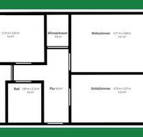 3-R-Wohnung, gut vermietet, Balkon, Fernwärme, gepflegte Anlage - Leipzig Nordost