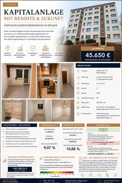 Foto - Wohnung 9,06% Bruttorendite - 46.500,00&nbsp;EUR Kaufpreis, ca.&nbsp; 67,00&nbsp;m&sup2;