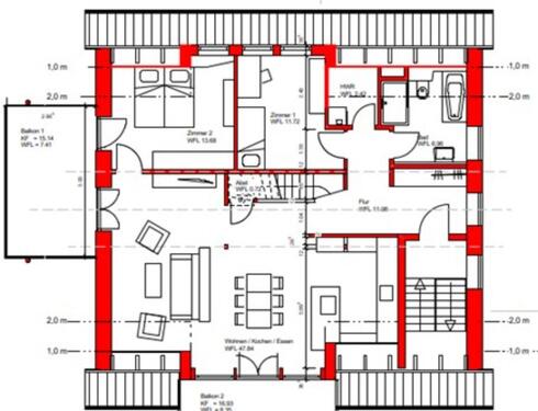 Foto - Etagenwohnung in Plön zur Miete