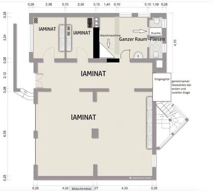 Foto - Gewerbefläche - 812,00&nbsp;EUR Kaltmiete, ca.&nbsp; 8,20&nbsp;m&sup2;