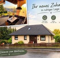 Einfamilienhaus mit Garten, Terrasse und Garage in Wommen - Herleshausen