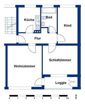 Foto - 3 Zimmer Etagenwohnung zur Miete in Wolfsburg