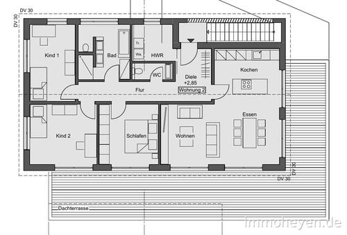 Foto - 4 Zimmer Etagenwohnung zur Miete in Wolpertswende