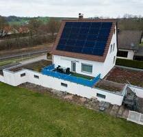 EEK A, 4,5 Zi. Einfamilienhaus, großem Garten plus 130 m² Gewerbe - Aalen Attenhofen