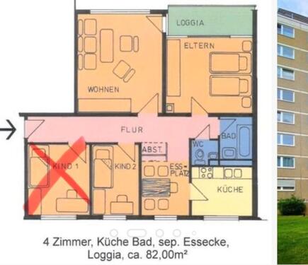 Foto - 3 Zimmer Wohnung Neu Saniert Brückenhof Kassel
