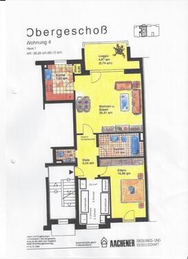 Foto - Eigentumswohnung 86 qm in einem 6 Familienhaus.