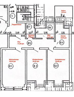 Foto - 3 Zimmer Dachgeschoßwohnung in Sangerhausen