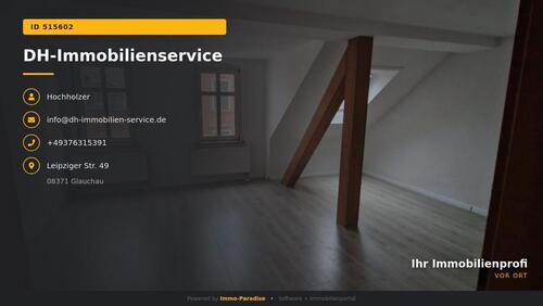 Foto - 3 Zimmer Dachgeschoßwohnung zur Miete in Zwickau