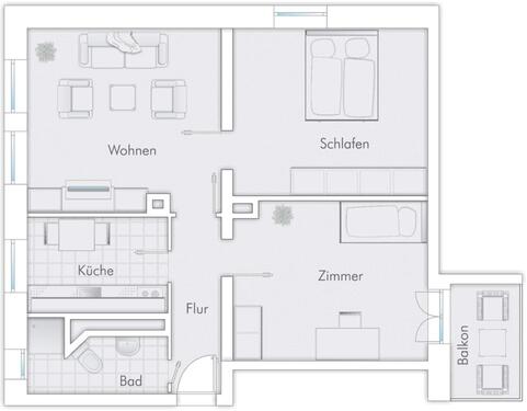 Foto - Traumhafte 3 Zimmerwohnung mit Küche