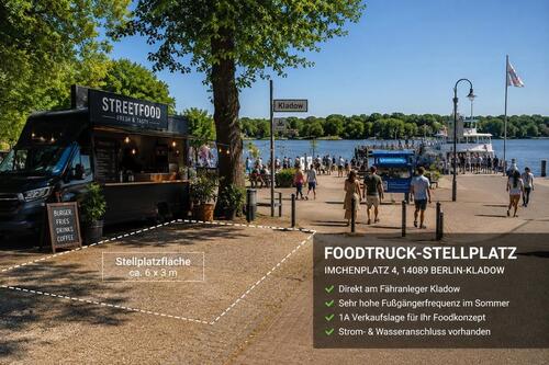 Foto - Stellplatz für einen Foodtruck in Bestlage am Fähranleger Kladow