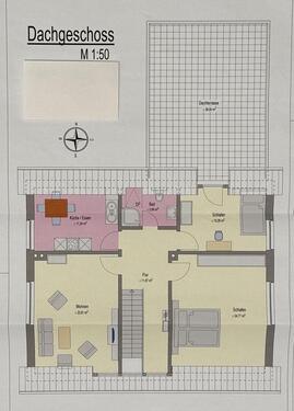 Foto - 3-Zimmer-Wohnung mit Dachterasse und Garage in Löningen