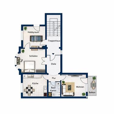 Foto - Etagenwohnung in Ansbach zum Kaufen