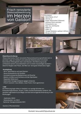 Foto - Frisch renovierte Maisonettewohnung im Herzen von Gaildorf