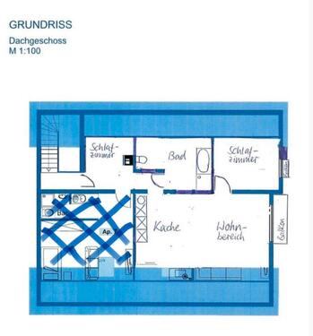Foto - 2 Zimmer Dachgeschoßwohnung zur Miete in Leinfelden-Echterdingen