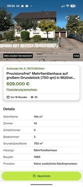 Foto - Mehrfamilienhaus in 79379 Müllheim auf 750 qm Grundstück