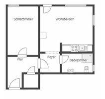 Vermietete 2-Zimmer-Wohnung mit Terrasse & 3 Stellplätzen - Triefenstein