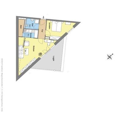 Foto - Etagenwohnung zur Miete in Frankfurt am Main