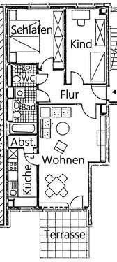 Foto - Etagenwohnung zur Miete in Werder (Havel)