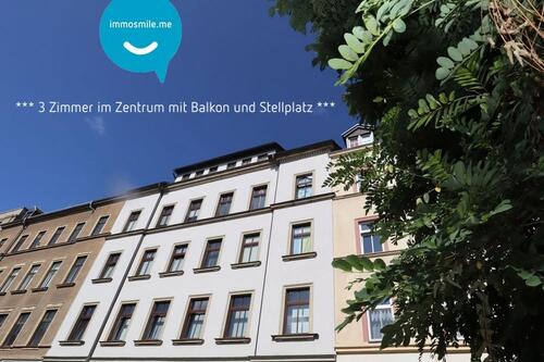 Foto - Zentrumsnah • 3-Raum Wohnung • Balkon • in Chemnitz • schöner Grundriss • jetzt besichtigen