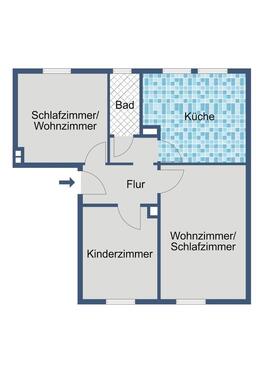 Foto - Etagenwohnung in Kassel zur Miete