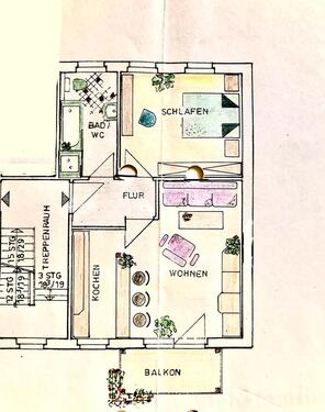 Foto - 2 Zimmer Etagenwohnung zur Miete in Reinsdorf